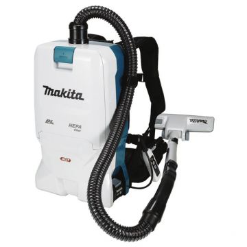 Aspirator tip rucsac compatibil cu acumulatori Makita XGT, 40Vmax, 20 kPa, 2 L