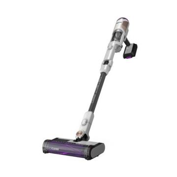 Aspirator vertical Shark Detect Pro Cordless, 240 W, Recipient 0.4 l, 21 V, Autonomie 60 minute (Alb/Gri)