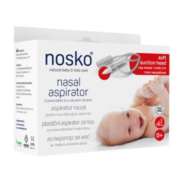 Aspirator cu cap moale, 1 bucata, Nosko Baby