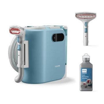 Aspirator cu detergent Philips XW3193/11 Stain Remover seria 3000, 1.6 l, 400 W, Display LED (Alb/Albastru)