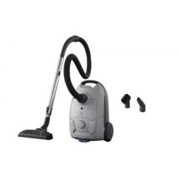 Aspirator cu sac Electrolux Seria 300 EB31C1UG, 750 W, 3 L, Filtru HEPA, Maner ergonomic (Gri)