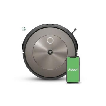 Aspirator robot iRobot Roomba j9 j915840, camera frontala, evita obstacole, plan de curatare, sistem eficient de curatare in trei etape, control aplicatie, WiFi, Alexa&Google, senzori scari (Negru)