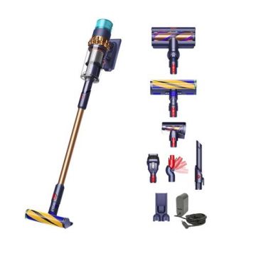 Aspirator vertical fara fir Dyson Gen5 Detect Absolute 447002-01, autonomie 70 de minute, putere aspirare 280 AW, 752 W, 0.77 l (Albastru/Cupru)