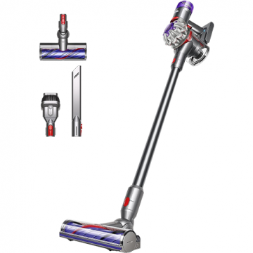 DYSON Aspirator fara fir Dyson Vacuum Cleaner V8 Advanced, 425w, 130Aw; Argintiu-Nichel