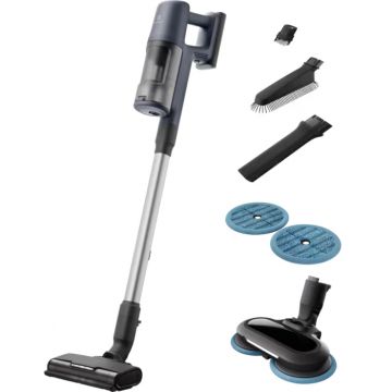 Electrolux Seria 600 EP61H21WET, Aspirator vertical cu mop, 54W, 0.6L, Albastru