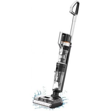 Jimmy HW11 Pro, Aspirator vertical cu mop, 420W, 0.3L, Negru/Argintiu