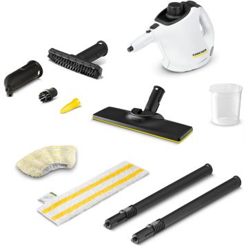 Karcher SC 1 EasyFix, Aparat de curatat cu abur, 1200W, Alb/Negru