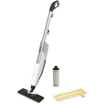 Karcher SC 2 Upright, Aparat de curatat cu abur, 1600W, Alb/Negru