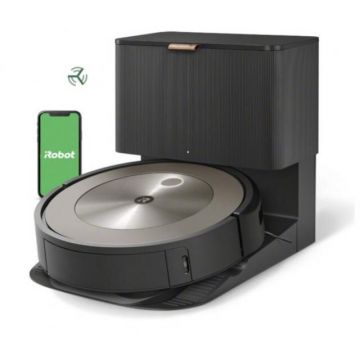 Robot de Aspirare Roomba j9+ (j955840) cu Statie de Colectare Negru/Gri Grafit