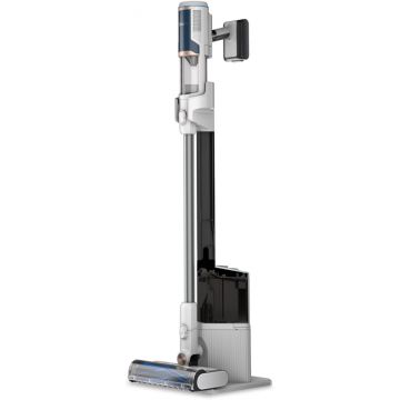 Shark Clean & Self-Empty BU3521EU, Aspirator vertical, 240W, 1.3L, Alb/Argintiu