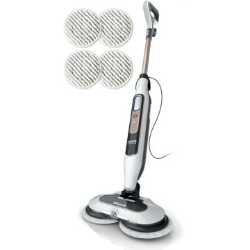 Shark S8201EU, Mop cu abur, 1120W, Alb/Argintiu