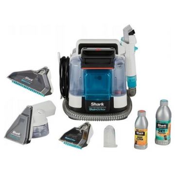 Aspirator de curatat pete Shark StainStriker PX200EUT, 450 W, Rezervor 1.25l, Rezervor apa murdara 0.75 l, Filtru lavabil (Alb)