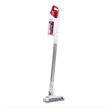 Aspirator vertical 2 in 1 Dirt Devil DD9002, 150W, 22.2 V, pana la 30 min, capacitare 0.7 l (Alb/Rosu)