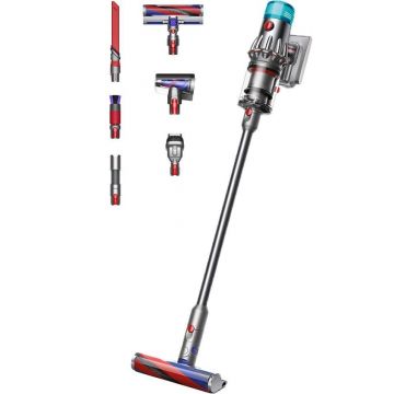 Aspirator vertical Dyson V12 Origin 492711-01, 500 W, 120 AW, Recipient 0.35 l, Filtru HEPA (Argintiu)