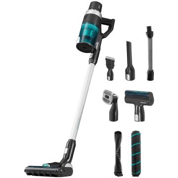 Concept Aspirator Vertical Concept 2 in 1 VP6110 Animal Smart, 25,2 V, motor BLDC, perie Smart, perie pentru animale, perie turbo, 380 W, timp de functionare 40 min, recipient 0.5 l, Negru