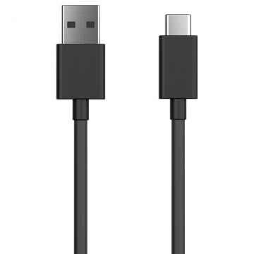 Cablu de încărcare USB-C - USB-A 33 cm negru