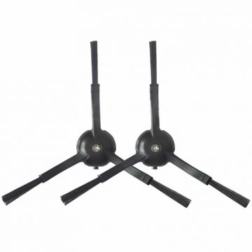 Perii laterale pentru Xiaomi/Roborock - black 2 buc