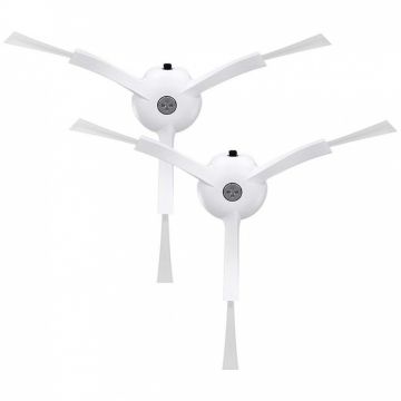 Perii laterale pentru Xiaomi/Roborock - white 2 buc