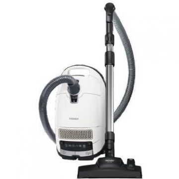 Aspirator cu sac Miele Complete C3 Silence Eco Line DTC SGSK5, 550 W, 4.5 l, 64 db, perie AirTeQ, Alb