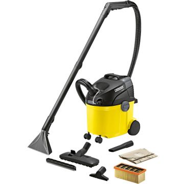 Aspirator cu spalare tip Spray-Extractie Karcher SE 5.100, Aspirare umeda si uscata, Rezervor apa curata 4 l, Rezervor apa murdara 4 l, Furtun 2 m, 1400 W