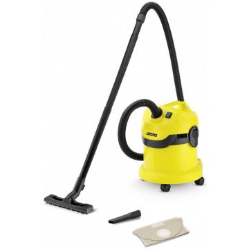 Aspirator multifunctional Karcher WD 2, 12 L, 1000 W, 40 kWh/an