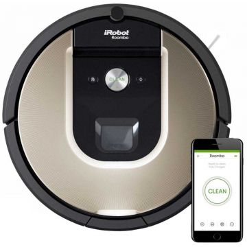 Aspirator robot iRobot Roomba 974, Wi-Fi, 33 W, 43 kWh/an