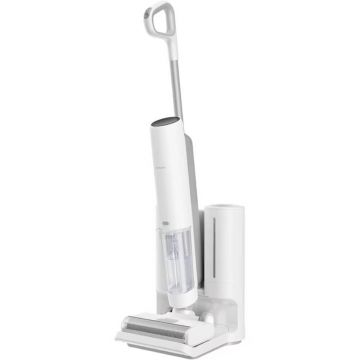 Aspirator vertical Xiaomi Truclean W10 Ultra Wet Dry BHR6256EU, 220 W, 3680 mAh, Autonomie 35 min, Alb