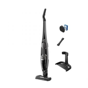 Electrolux vertical 2 in 1 Seria 600 ES62CB25DH, 25.2V, 2.5Ah, autonomie pana la 55 min, 3 trepte de putere, Gri inchis, 63W, 0.3L