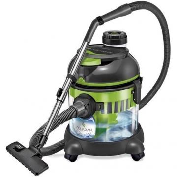 Aspirator Uscat/Umed Fara Sac 2400W Filtru HEPA Cablu 4.5m 0.2l Gri/Verde