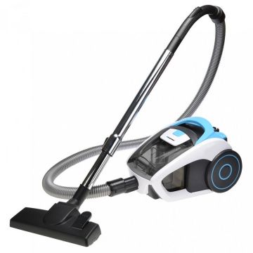 Blaupunkt Aspirator fara sac Blaupunkt VCC301, 1.2 l, 700 W, clasa energetica A, tub telescopic metalic, Albastru / Gri