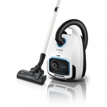 BOSCH Aspirator cu sac Bosch ProSilence BGB6SIL1, Gama 6, 700W, Alb