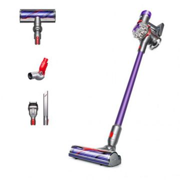 DYSON Aspirator vertical Dyson V8 Origin, 40 minute autonomie, putere de aspirare 150AW, 425W, Mov/ Argintiu