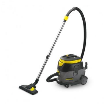 Karcher Aspirator profesional Karcher T 15/1, 800 W, 15 L, Filtru HEPA, Tub telescopic din metal, Negru/Gri