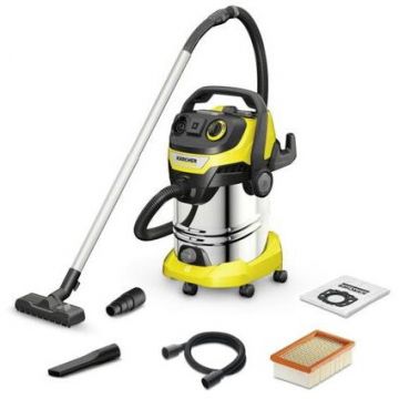 Karcher Aspirator universal Karcher 1.628-361.0, 30l, 1300W, Galben/Negru