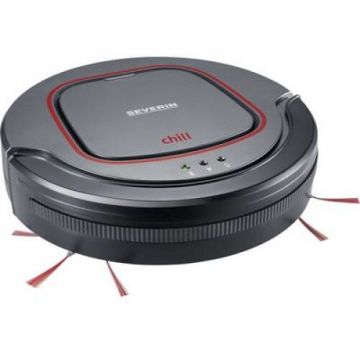 SEVERIN Robot aspirare Severin Chill RB7025, wireless, perii laterale duble, senzori anti-cadere, Negru/Rosu