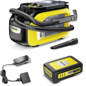 Karcher SE 3-18, cu spalare, 1.2L, Galben/Negru