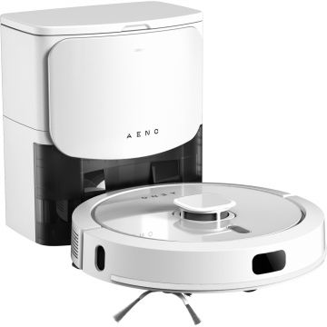 Aspirator robot Aeno ARC0004S, 0.3 L, Autonomie 250 minute, 4000 Pa, Wifi, Alb