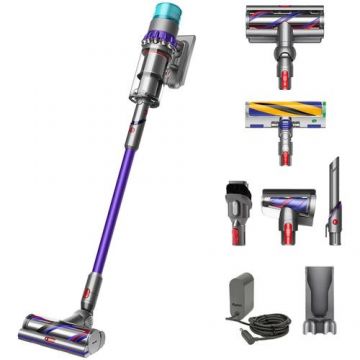 Aspirator vertical fara fir Dyson Gen5 Detect Absolute, 752W, putere de aspirare 280 AW, autonomie 70 min, (Galben/Negru)