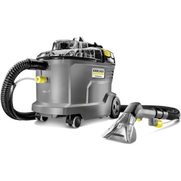 Karcher Aspirator profesional cu spalare prin extractie Karcher Professional Puzzi 8/1 EU, putere 1200 W, rezervor apa curata 8 L, presiune pulverizare 1 bar, capacitate maxima curatare 12 - 18 mp/h