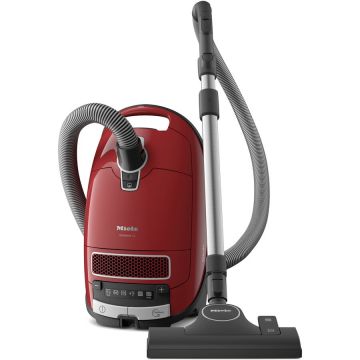 Miele Aspirator cu sac Miele Complete C3 Power Line SGDF5, 890 W, 4.5 l, 77 dB, perie AllTeQ, Rosu