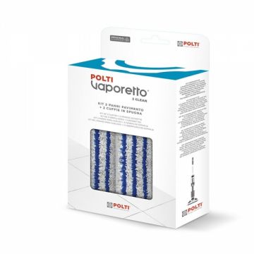 Set de Lavete pentru Aspirator Vertical cu Abur, Multifunctional, Polti Vaporetto 3 Clean