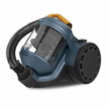 Aspirator fara sac Taurus Homeland Cyclone, Aspirare ciclonica, 800 W, Recipient 2 l, Cablu alimentare 5m, Filtru HEPA (Albastru/Negru)