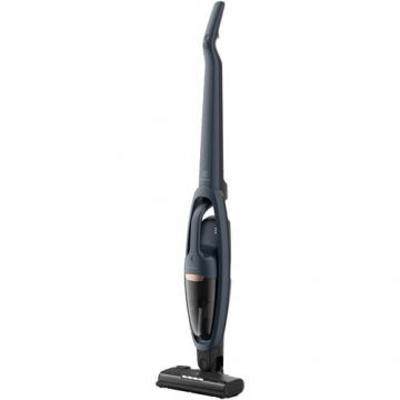 Aspirator vertical 2 in 1 ELECTROLUX Seria 500 ES52B25WET, 25.2V, 2000 mAh, 55 min, 2 trepte de putere, Perie Turbo multisuprafete si PowerPro Mop cu lumina LED, tehnologie BrushRollClean, tub telescopic, duza ingusta/perie (Albastru)