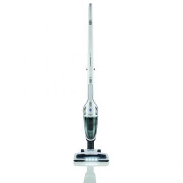 Aspirator Vertical Gorenje SVC180FW, 18V, Recipient pentru praf 0.6 litri, autonomie maxim 45 minute, iluminare LED, Alb