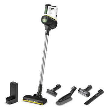 Aspirator vertical Karcher VC 7 Cordless YourMax, 0.8 l, 350 W, Alb/Negru