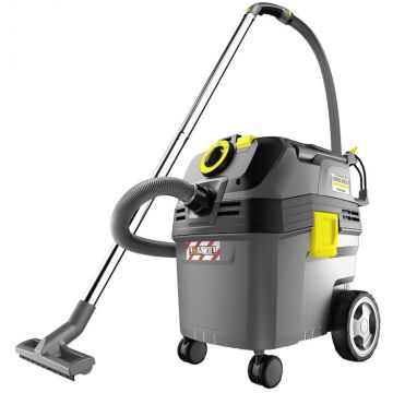 Karcher Aspirator profesional umed-uscat Karcher NT 30/1 AP L, 1380 W, 30 L, sistem semi-automat de curatare a filtrului Ap, Gri