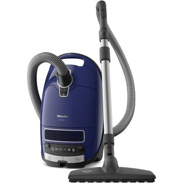 Miele Aspirator cu sac Miele Complete C3 Parquet Power Line SGSF5, 890 W, 4.5 l, 78 dB, perie Parquet Twister, Albastru