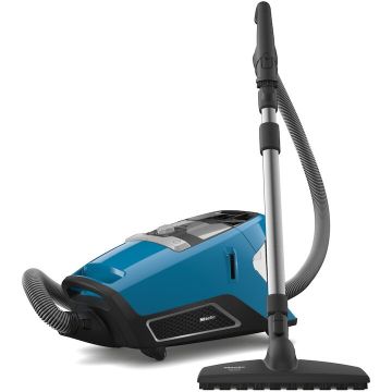 Miele Aspirator fara sac Miele Blizzard CX1 Parquet PowerLine SKCF5, 890 W, 2 l, 76 dB, perie Parquet Twister, Albastru