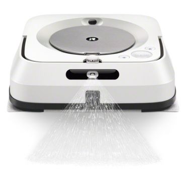 Mop robot iRobot Braava jet m6, Wi-Fi, Curatare inteligenta, Asistenta Vocala, Alb