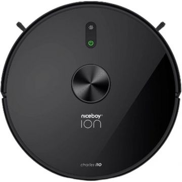 Niceboy ION Charles i10 Black - Aspirator robot cu mop 2în1